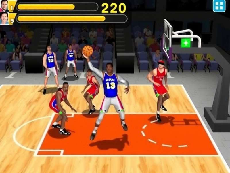 Indian Slam Dunk Gameplay - Fast-Paced Action Indian Slam Dunk Gameplay Screenshot